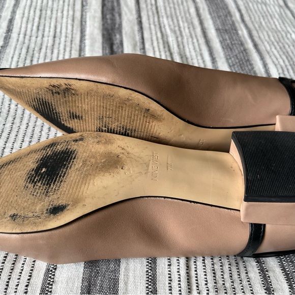 Nine West leather flats, beige, size 7, excellent condition - Picture 4 of 9
